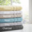  set of 100% Turkish cotton towels are soft and absorbent-786078945-786078950