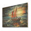 «Moonlight Saiboat Horizon II» - Bateau à voile sur bois-838865207