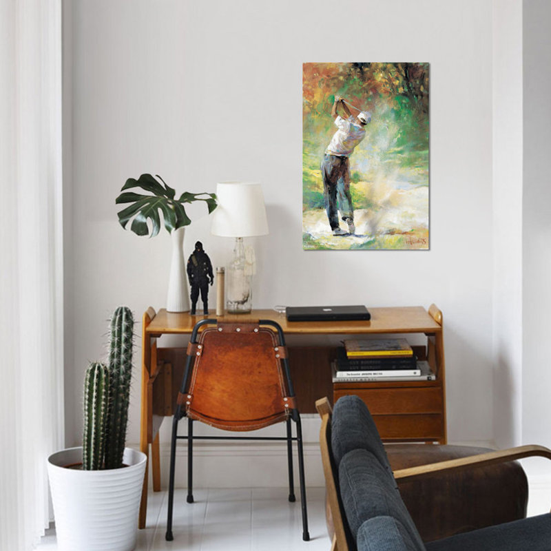 « a perfect day », reproduction sur toile, H 26 po x l 18 po x P 1,5 po, Toile tendue, Pas de tapis
