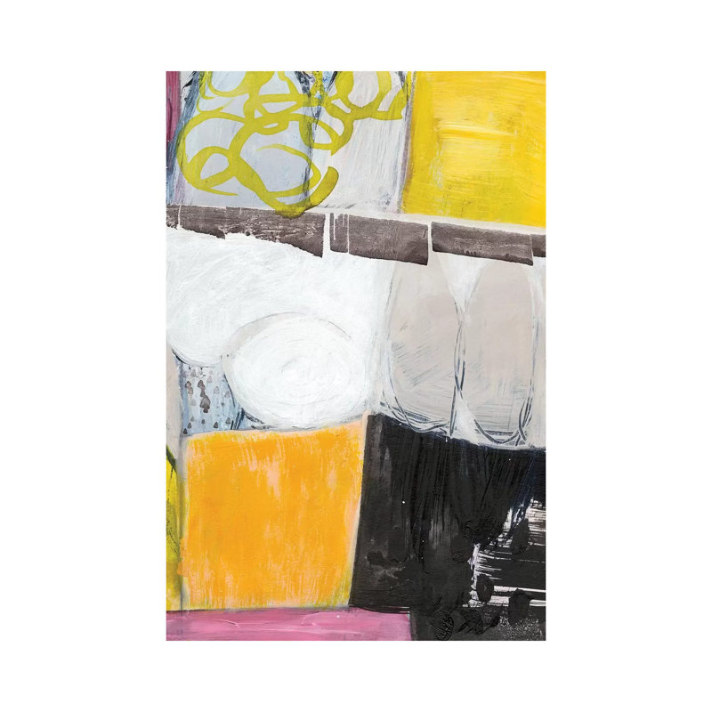 Abstract #27-C by Jodi Fuchs - Wrapped Canvas Gallery-Wrapped Canvas Giclée, 20.32 cm H x 30.48 cm W