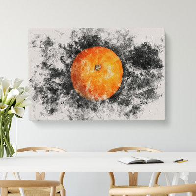 Orange Fruit - Wrapped Canvas