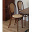 Ensemble de 2 chaises d'appoint à dossier beige et brun noisette