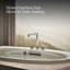 Baignoire encastrée ovale avec surface chauffante-14673391