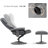 Aashka Faux Leather Swivel Recliner-966231579