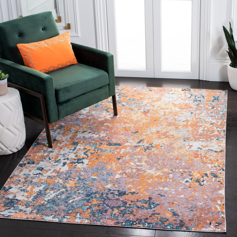Weiser Performance Abstract Rug, Rectangle 5' x 7'