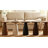 Mid-Century Farmhouse Cottagecore Round Wood Accent Drink Table-1307792160