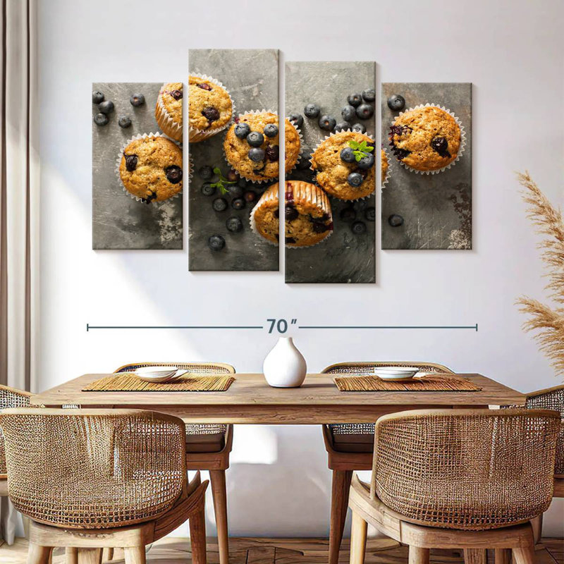 Dessert bleuet Yarlin, H 42 po x l 68 po