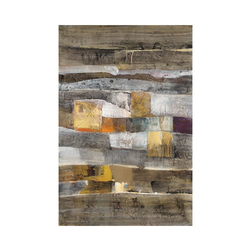 Pueblo I by Albena Hristova - Wrapped Canvas Painting, 20.32 cm H x 30.48 cm W