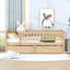 Lit de jour simple en bois avec deux tiroirs-124917778-124917780