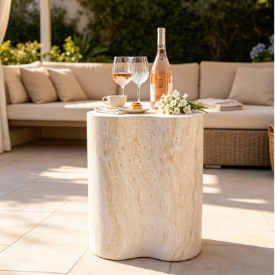 Table d'appoint MGO Travertine