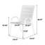 Ensemble de patio 3 pièces - Chaises d'extérieur pliantes en tissu textilène respirant et table en acier, brun