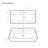 Carre 36" Rectangle Wall-Mount Bathroom Sink-81904415-81904414