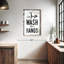 «Wash Your Hands», impression sur toile-248190475