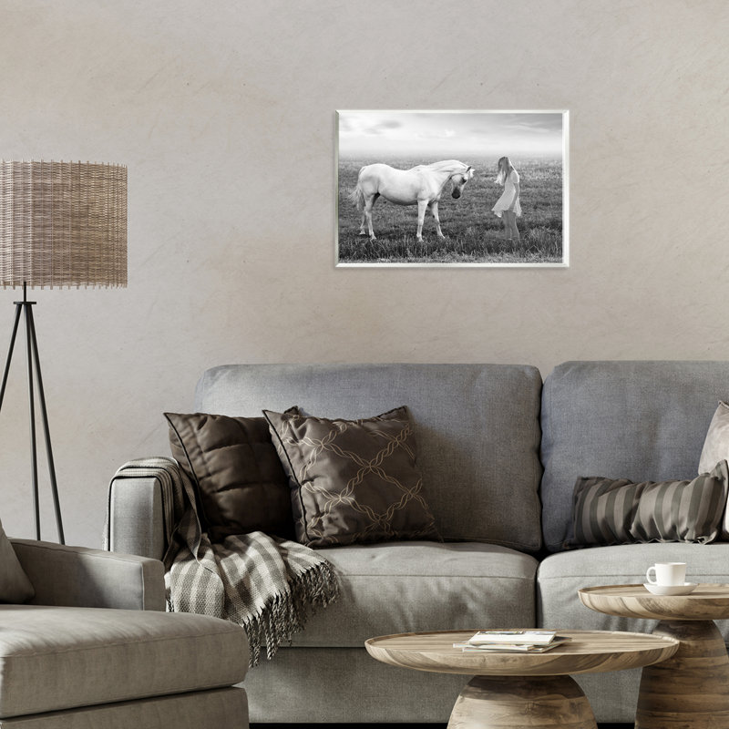 Plaque murale «Her Horse», design par Ata Alishahi, H 10 po x l 15 po