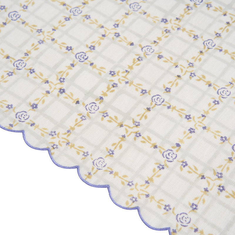 English Rose Table Placemat 14x20 Inch, Purple
