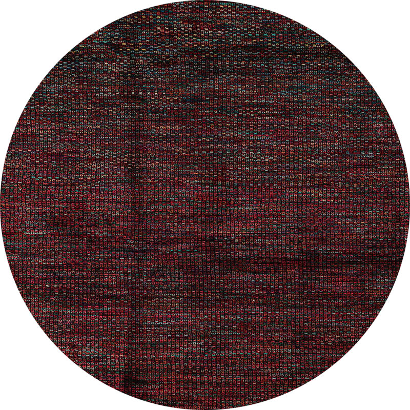 Abstract Indoor Rug, Round 5'