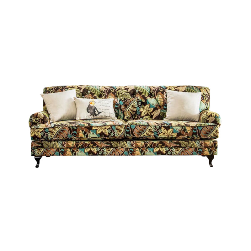 Simple Creative Pastoral Style Sofa Upholstered 82.6'' Sofa