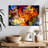 Abstract Stained Glass Canvas Print-44521376