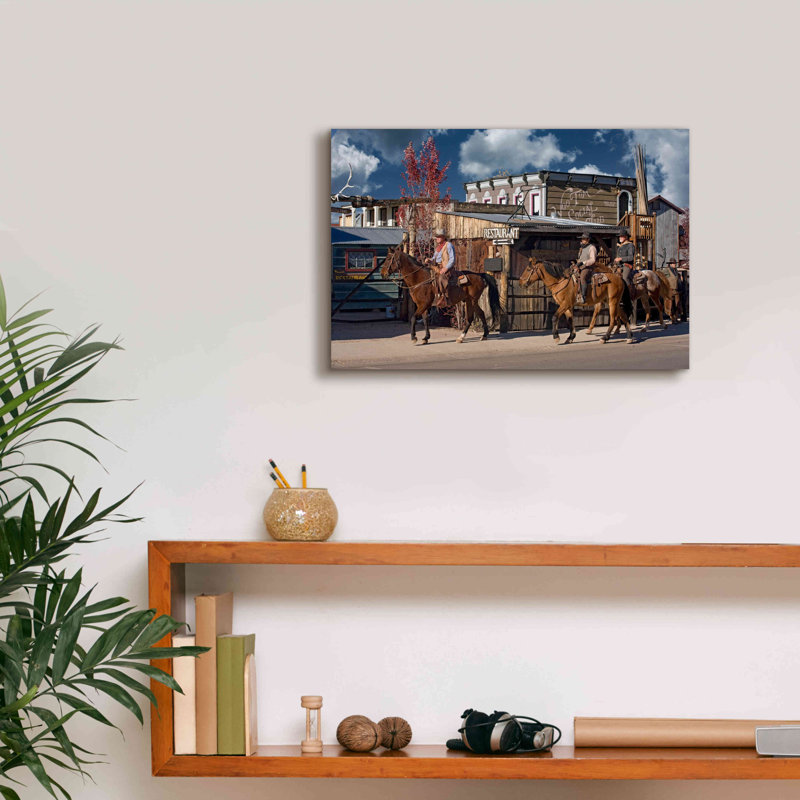 Williams Cowboys - photographie sur toile tendue, H 12 po x l 18 po x P 0,75 po