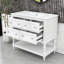 Ensemble de meuble-lavabo autoportant de 36 pouces avec lavabo en céramique et rangement réglable Ellishia-2068451113