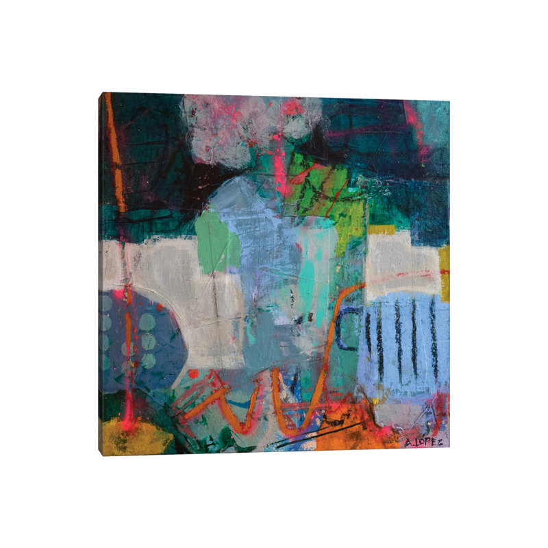 «The Blue», reproduction d'art mural, H 37 po x l 37 po, Toile tendue, Ne s’applique pas