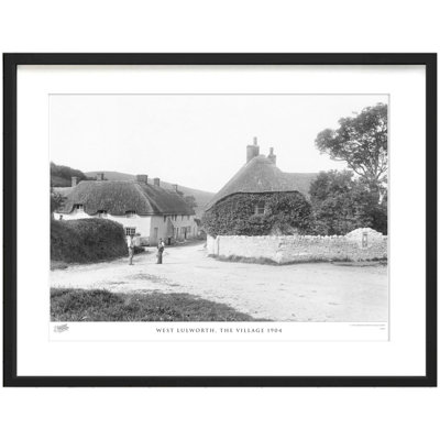 West Lulworth, the Village 1904 1 Piece Single Picture Frame Wall Art