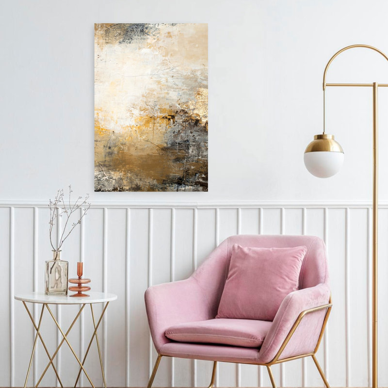 Milestone 1, art abstrait contemporain, H 24 po x l 16 po