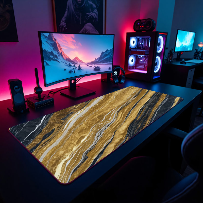 Polyester Desk Pad, 23.6x13.8