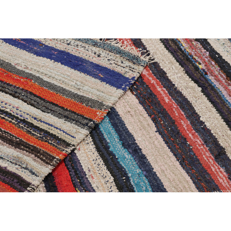 Kilim & Flat Weave One-of-a-Kind 3'11X8'1 Area Rug