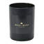 Bougie en verre noir mat et main Main & Mesa
