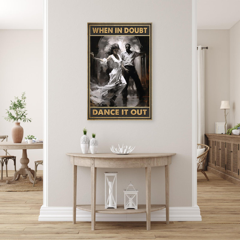 «When In Dououte», impression sur toile, H 36 po x l 24 po x P 1,25 po