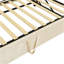 Lit de jour simple tapissier avec couchette escamotable, beige-615633253