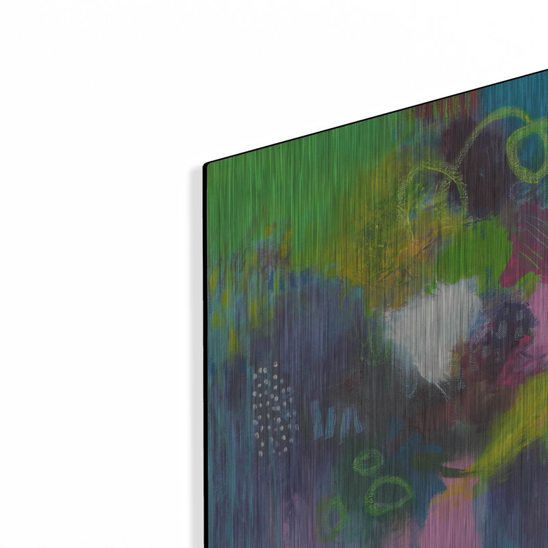 Wrought Studio ™ «A Day at the Coast 0,6» par Anna Schueler, art mural en métal, H 12 po x l 16 po