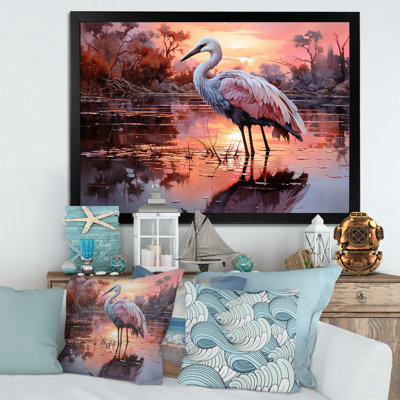" White Flamingo Lake Serenity "