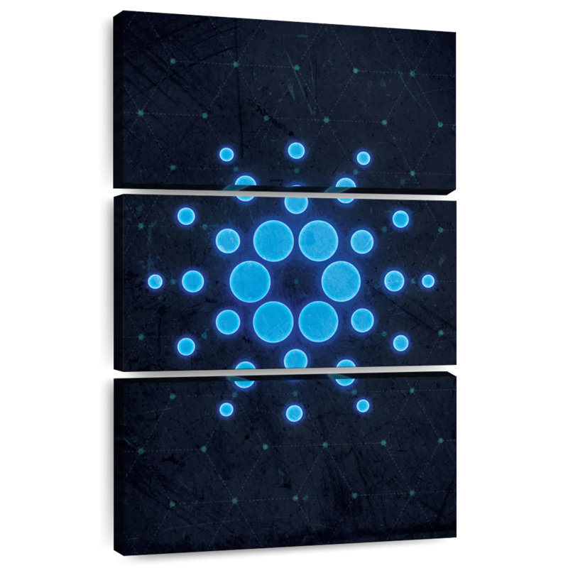 Kano Crypto-monnaie Cardano Logo II, H 45 po x l 28 po