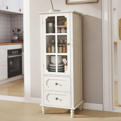 Armoire arquée moderne avec portes en verre, lumière à capteur automatique et tablettes réglables pour un rangement et un affichage élégants