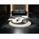 Tapis beige moelleux et éclectique moderne moelleux Park Stunt