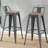 Christie Counter Stool with Metal Frame-430322204-430322207