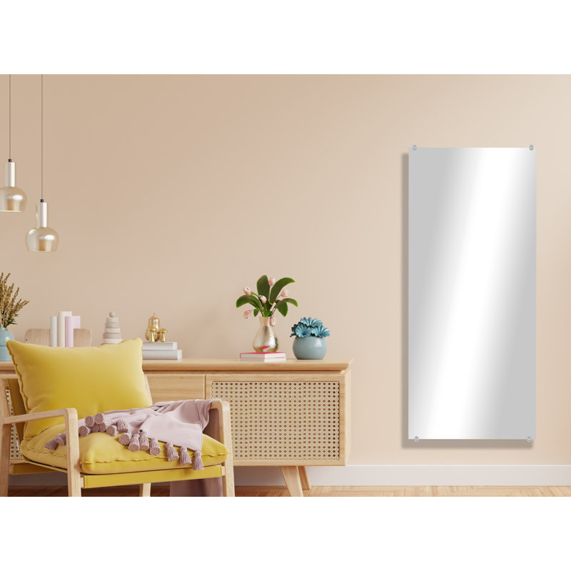 Zarrea Flat Wall Mirror, 50" x 27"