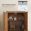 Armoire de cuisine, armoire avec tablettes réglables