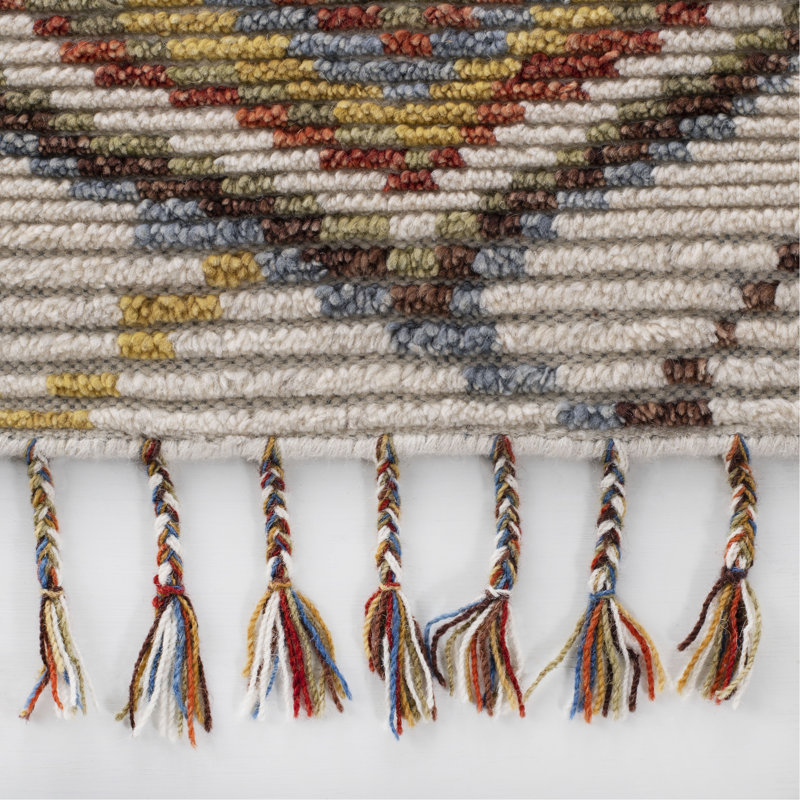 Tapis désert en laine, coton, noué à la main Lauren Ralph Lauren Nahla, Rectangle 6 pi x 9 pi