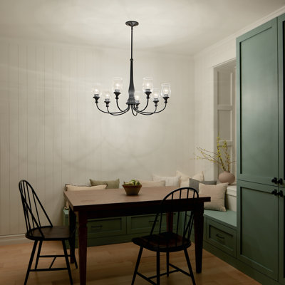 Lustre 35,6 pouces avec verre transparent Melis