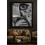 Art mural encadré prédateur par Kasian Art Studio - cadre noir
