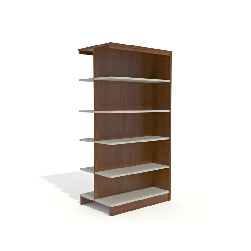 Durecon 10 Compartment Shelving Unit, Sparkle Silver, Java Oak