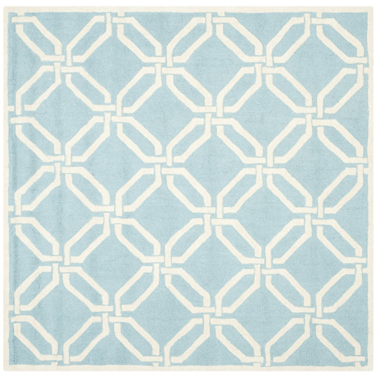 Deedgra Hand Tufted Wool Geometric Rug