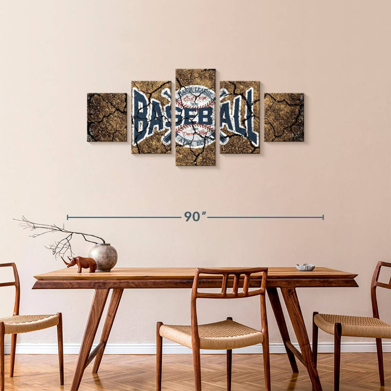 Major League Dream Team Baseball, 34" H x 74" W