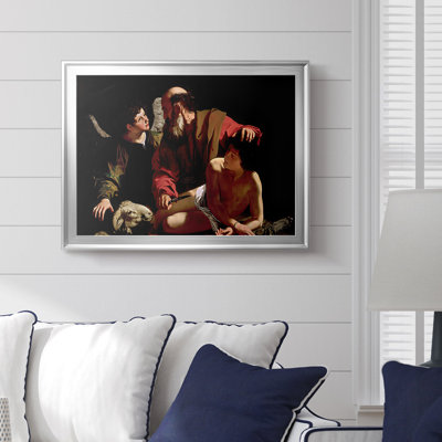 Le Sacrifice d'Isaac (version Uffizi) - Toile tendue avec châssis Caravaggio - c. 1603