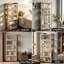 Vitrine à 5 niveaux avec porte rabattable en acrylique, vitrine de rangement de la collection Curio Cabinet-583478267