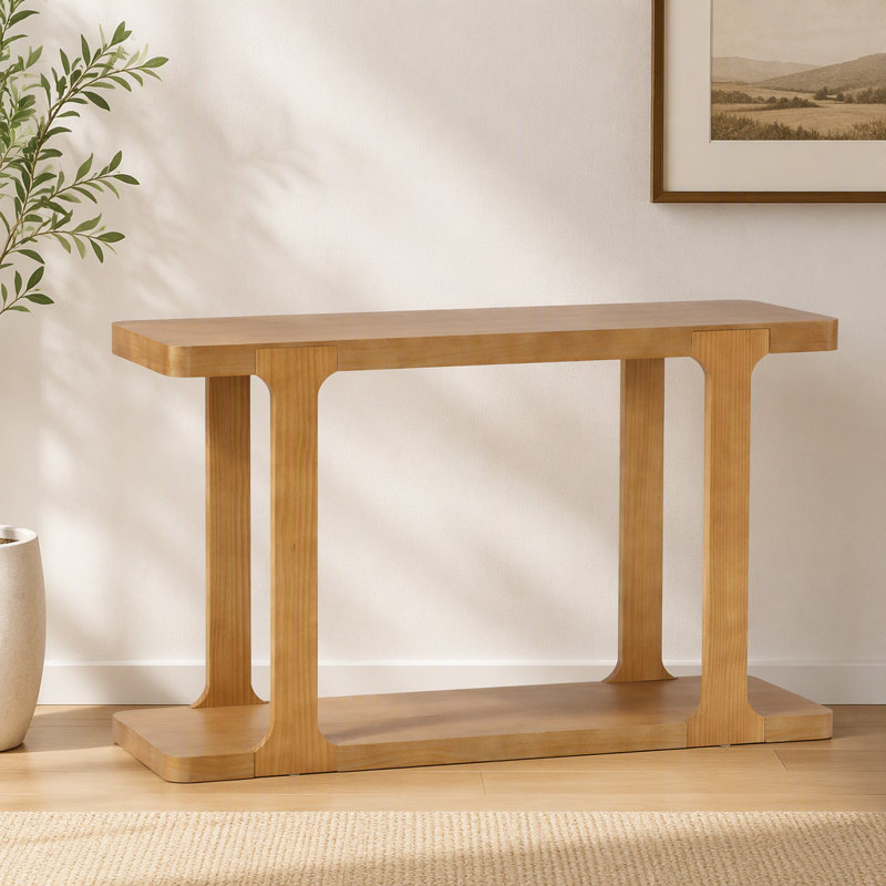 Console en bois pour entrée, table d'appoint pour canapé