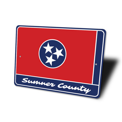 Sumner County Tennessee Aluminum Sign